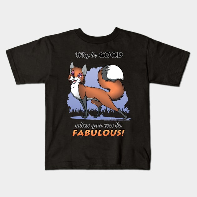 Fabulous! Kids T-Shirt by OzFoxes